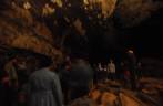 Nosso grupo ouve as informações da guia durante visita à Mammoth Cave, a maior caverna do mundo, em Kentucky, nos Estados Unidos
